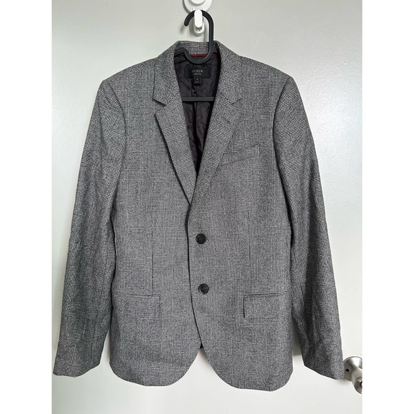 J. Crew Gray Plaid Blazer - Picture 4 of 11